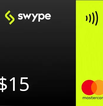 Swype Mastercard USD 15 Gift Card