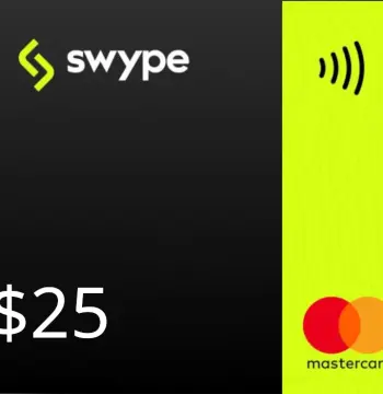 Swype Mastercard USD 25 Gift Card