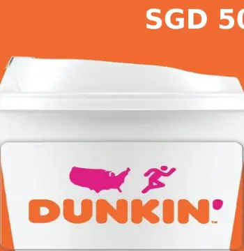 Dunkin Donuts SGD 50 Gift Card SG