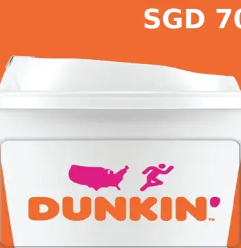 Dunkin Donuts SGD 70 Gift Card SG