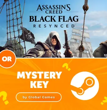 Assassin's Creed Black Flag Resynced EU Ubisoft Connect CD Key or Mystery Steam CD Key by Global Games