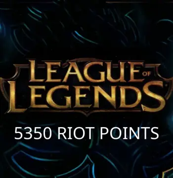 League of Legends 5350 RP Prepaid Card US