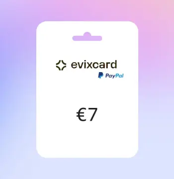 EvixCard PayPal EUR 7 Gift Card