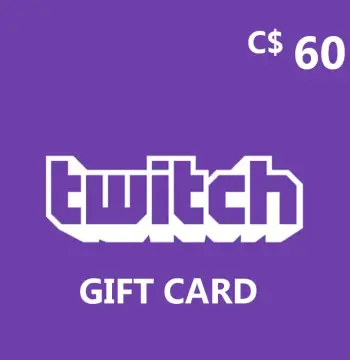 Twitch CAD 60 Gift Card CA