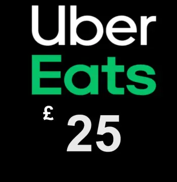 Uber Eats 25 GBP Gift Card UK
