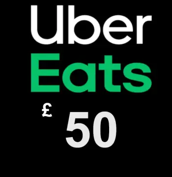 Uber Eats 50 GBP Gift Card UK
