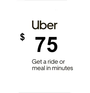 Uber USD 75 Gift Card US
