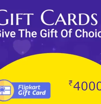 Flipkart INR 4000 Gift Card IN