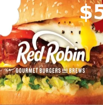 Red Robin $5 Gift Card US