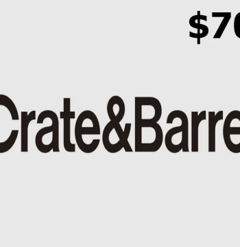 Crate and Barrel USD 70 Gift Card US