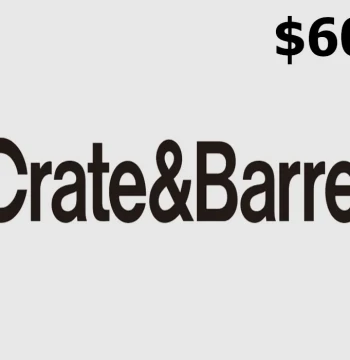 Crate and Barrel USD 60 Gift Card US