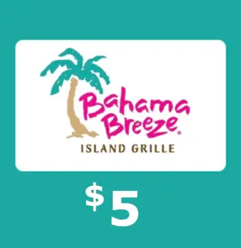 Bahama Breeze $5 Gift Card US