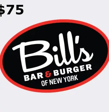 Bill's Bar &amp; Burger $75 Gift Card US