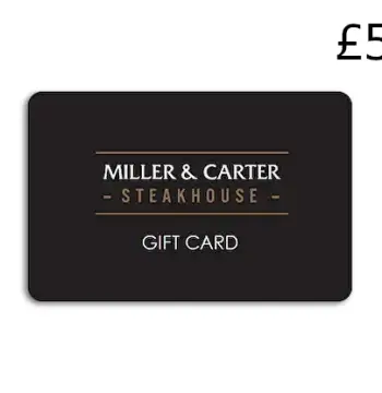 Miller and Carter GBP 5 Gift Card UK