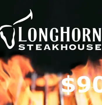 LongHorn Steakhouse $90 Gift Card US