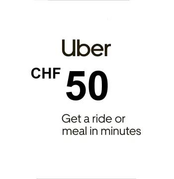 Uber 50 CHF Gift Card