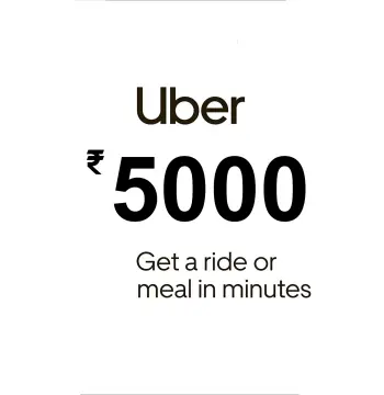 Uber ₹5000 IN Gift Card