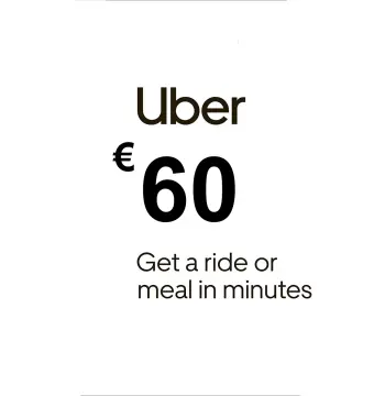Uber €60 DE Gift Card