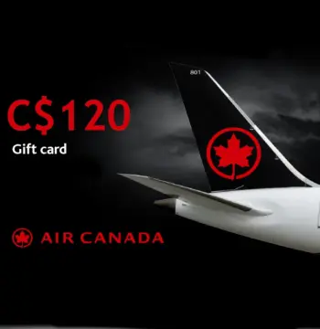Air Canada C$ 120 Gift Card CA