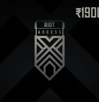 Riot Access INR 1900 Code IN