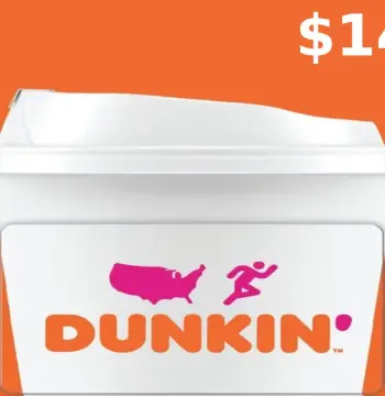 Dunkin Donuts $14 Gift Card US