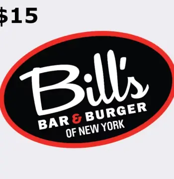 Bill's Bar &amp; Burger $15 Gift Card US