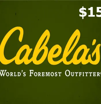 Cabelas $15 Gift Card US