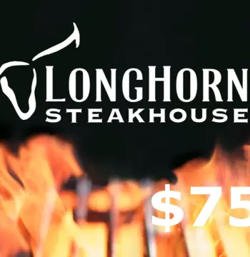 LongHorn Steakhouse $75 Gift Card US