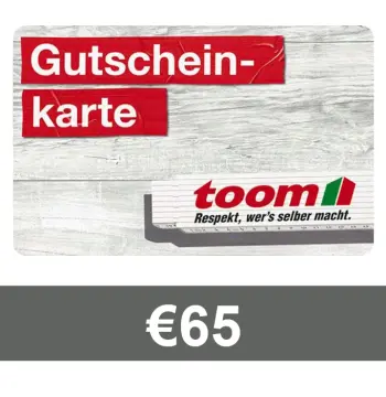 TOOM Baumarkt EUR 65 Gift Card DE