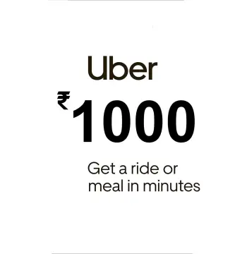 Uber INR 1000 Gift Card