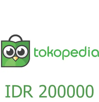 Tokopedia IDR 200000 Gift Card ID