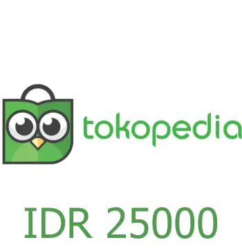 Tokopedia IDR 25000 Gift Card ID