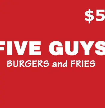 Five Guys USD 5 Gift Card US