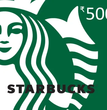 Starbucks 500 INR Gift Card IN