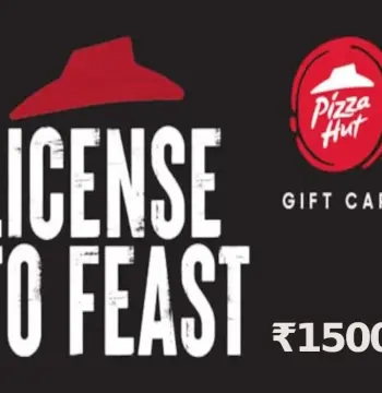Pizza Hut INR 1500 Gift Card IN