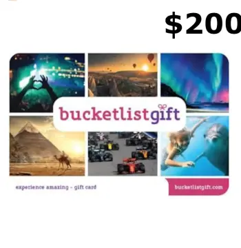 BucketlistGift USD 200 Gift Card US