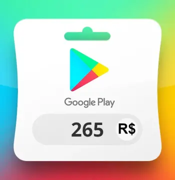 Google Play BRL 265 Gift Card BR