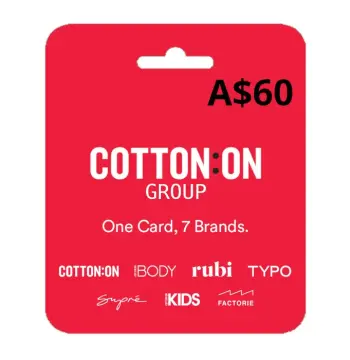 Cotton On Group AUD 60 Gift Card AU