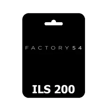 Factory 54 ILS 200 Gift Card IL