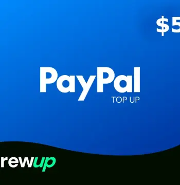RewUp PayPal USD 5 Gift Card