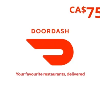 DoorDash CAD 75 Gift Card CA