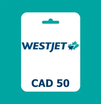 WestJet CAD 50 Gift Card CA