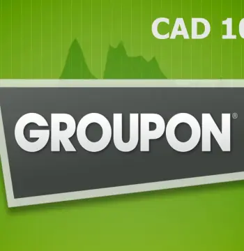 Groupon CAD 10 Gift Card CA