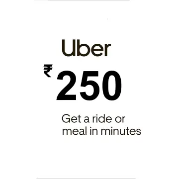 Uber ₹250 IN Gift Card