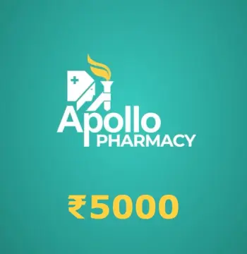 Apollo Pharmacy ₹5000 Gift Card IN