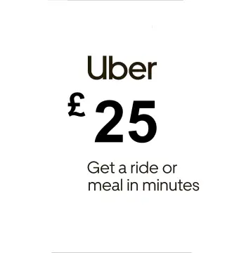 Uber GBP 25 Voucher