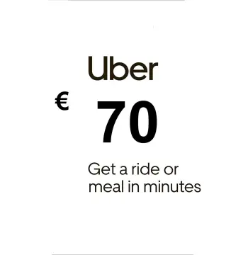 Uber EUR 70 Gift Card FR