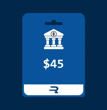 Rewarble Bank Transfer USD 45 Gift Card