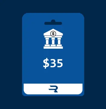 Rewarble Bank Transfer USD 35 Gift Card