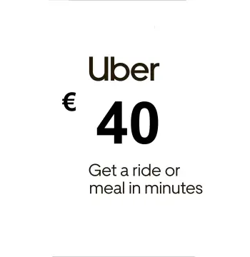Uber EUR 40 Gift Card PT